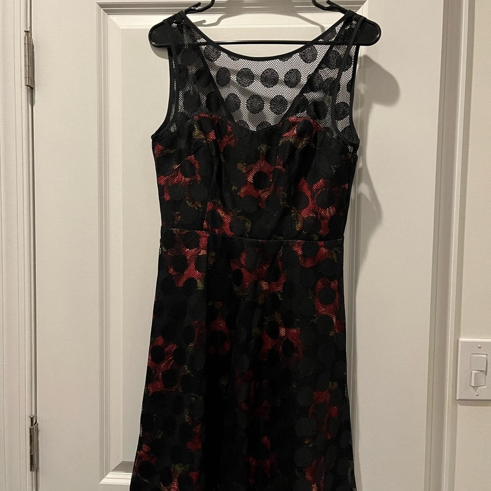Betsey Johnson floral dress, size 6.